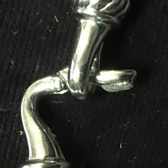 Silver Tone Chains with Rhinestone Disco Balls - Picture 10 of 15